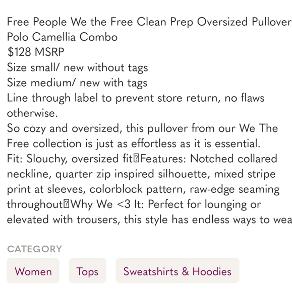 Free people Clean prep pullover - Picture 4 of 4